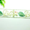 Hanfu lace, new Chinese-style embroidery in Chinese style, 5cm water-soluble embroidery, European tulle pattern lace, lace, lace, colorful green Application Scenario